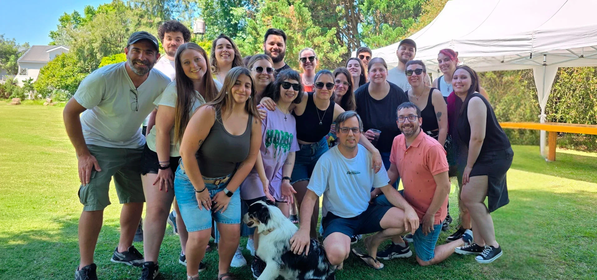 El equipo de Somos Popcorn, agencia de marketing digital en argentina, en su fiesta de fin de año
